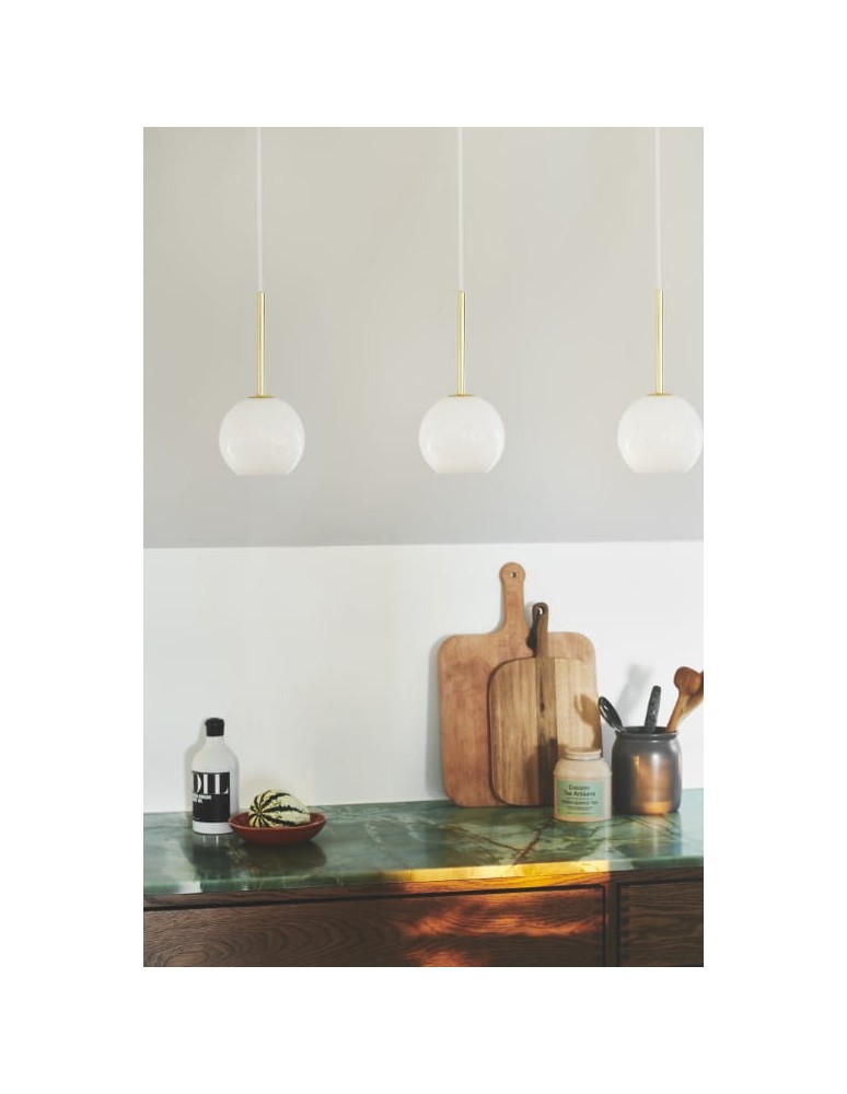 Pendant lamps spheres - NORDLUX FRANCA Pendant Lamp 1xE14 40W Glass Brass 2312523035 - product kolory-swiatla.pl 6