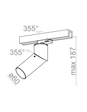 Aqform ROTTO track Spotlight 16219-0000-U8-PH - product 2