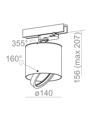 Aqform TUBA 111 track Reflector 16233-0000-T8-PH - product 2