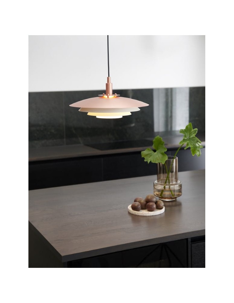 Scandinavian style pendant lamps - NORDLUX BRETAGNE pendant lamp 1xG9 25W Metal Copper 39489930 - product kolory-swiatla.pl 2
