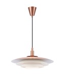Scandinavian style pendant lamps - NORDLUX BRETAGNE pendant lamp 1xG9 25W Metal Copper 39489930 - product 3