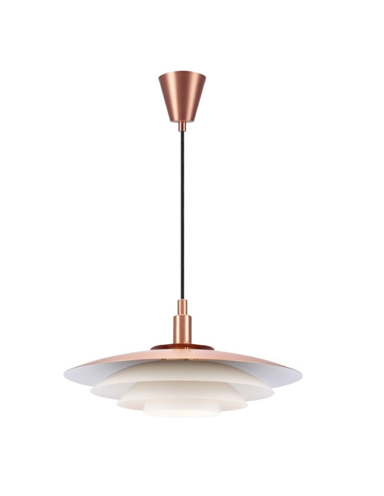 Scandinavian style pendant lamps - NORDLUX BRETAGNE pendant lamp 1xG9 25W Metal Copper 39489930 - product kolory-swiatla.pl 3