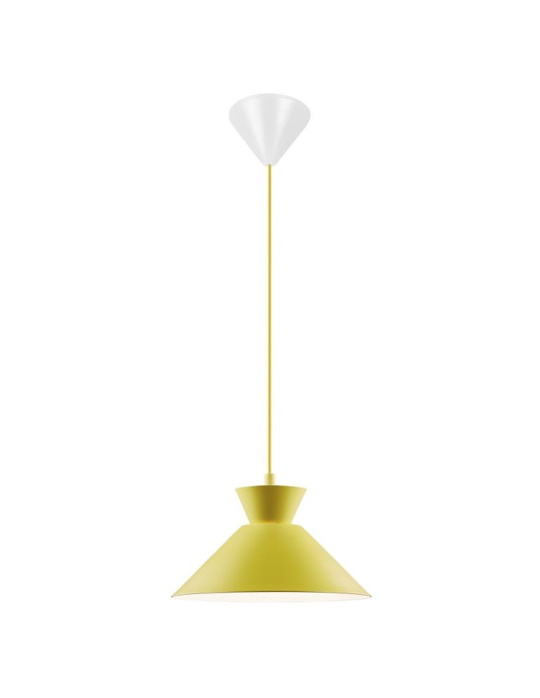 Scandinavian style pendant lamps - NORDLUX DIAL pendant lamp 1xE27 40W Metal Yellow 2213333026 - product kolory-swiatla.pl 1