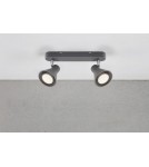 Adjustable ceiling lamps - spots - NORDLUX EIK ceiling lamp 2xGU10 35W Metal Black 45770103 - product 2