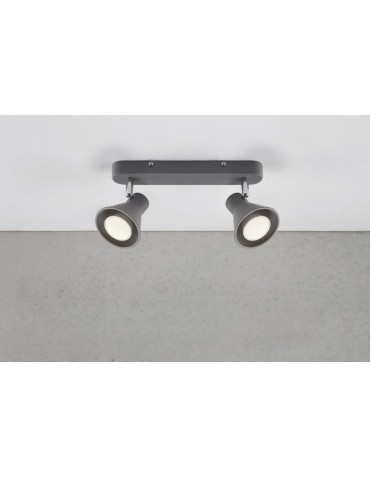 NORDLUX EIK ceiling lamp 2xGU10 35W Metal Black 45770103 - product 2