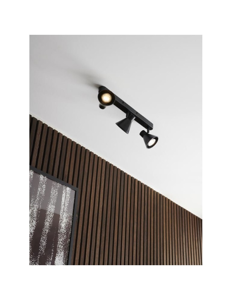 Adjustable ceiling lamps - spots - NORDLUX EIK ceiling lamp 3xGU10 35W Metal Black 45780103 - product kolory-swiatla.pl 2