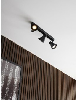 NORDLUX EIK ceiling lamp 3xGU10 35W Metal Black 45780103 - product 2