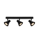 Adjustable ceiling lamps - spots - NORDLUX EIK ceiling lamp 3xGU10 35W Metal Black 45780103 - product 1