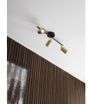 Adjustable ceiling lamps - spots - NORDLUX EXPLORE ceiling lamp 3xGU10 7W Metal Brass 2113700135 - product 2