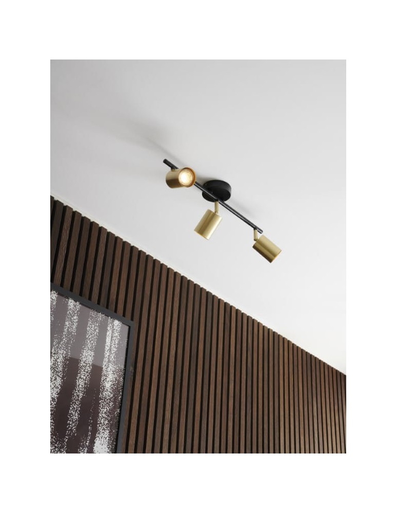 Adjustable ceiling lamps - spots - NORDLUX EXPLORE ceiling lamp 3xGU10 7W Metal Brass 2113700135 - product kolory-swiatla.pl 2
