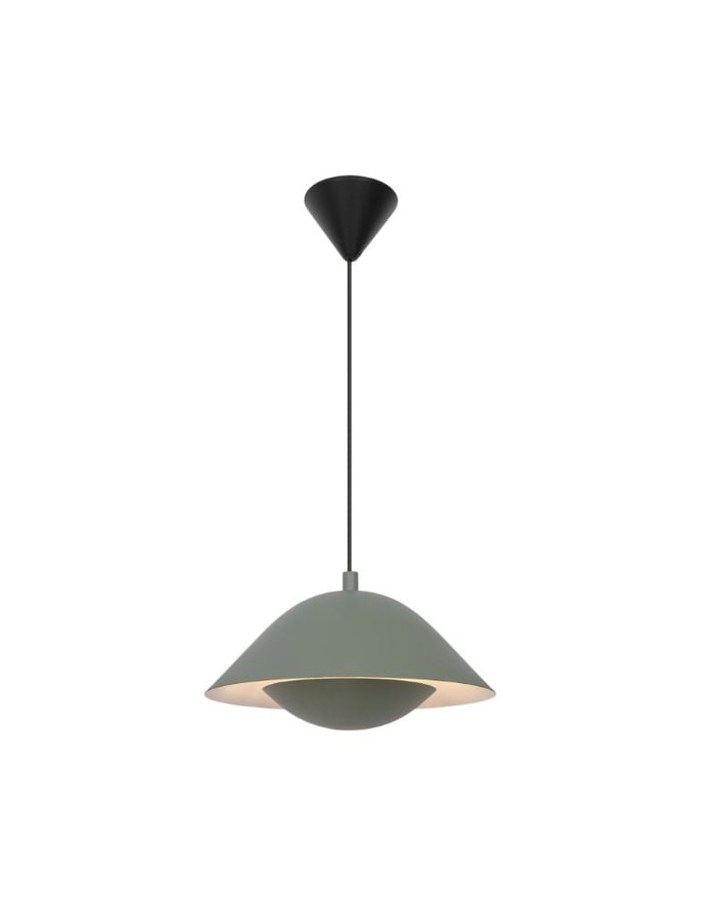 Scandinavian style pendant lamps - NORDLUX FREYA pendant lamp 1xE27 40W Metal Dusty green 2213083023 - product kolory-swiatla.pl 1