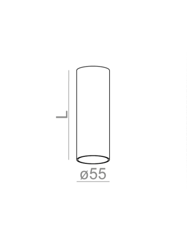 Aqform PET surface-mounted 17cm 46311-0000-U8-PH - product 2