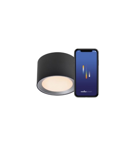 NORDLUX Ceiling lamp LandonSmar 1xLED Metal Black 2110840103