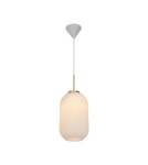 Scandinavian style pendant lamps - NORDLUX MILFORD pendant lamp 1xE27 40W Glass White 2213203001 - product 1