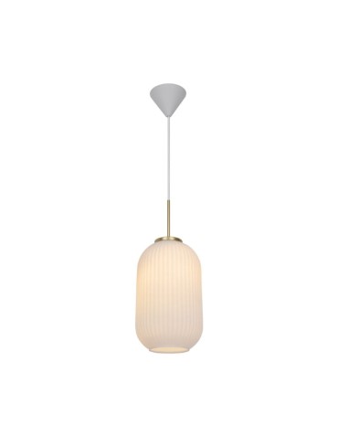 NORDLUX MILFORD pendant lamp 1xE27 40W Glass White 2213203001