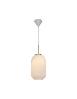 NORDLUX Lampa wisząca MILFORD 1xE27 40W Szkło Biały 2213203001