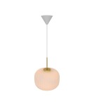 Scandinavian style pendant lamps - NORDLUX MILFORD pendant lamp 1xE27 40W Glass White 2213213001 - product 4