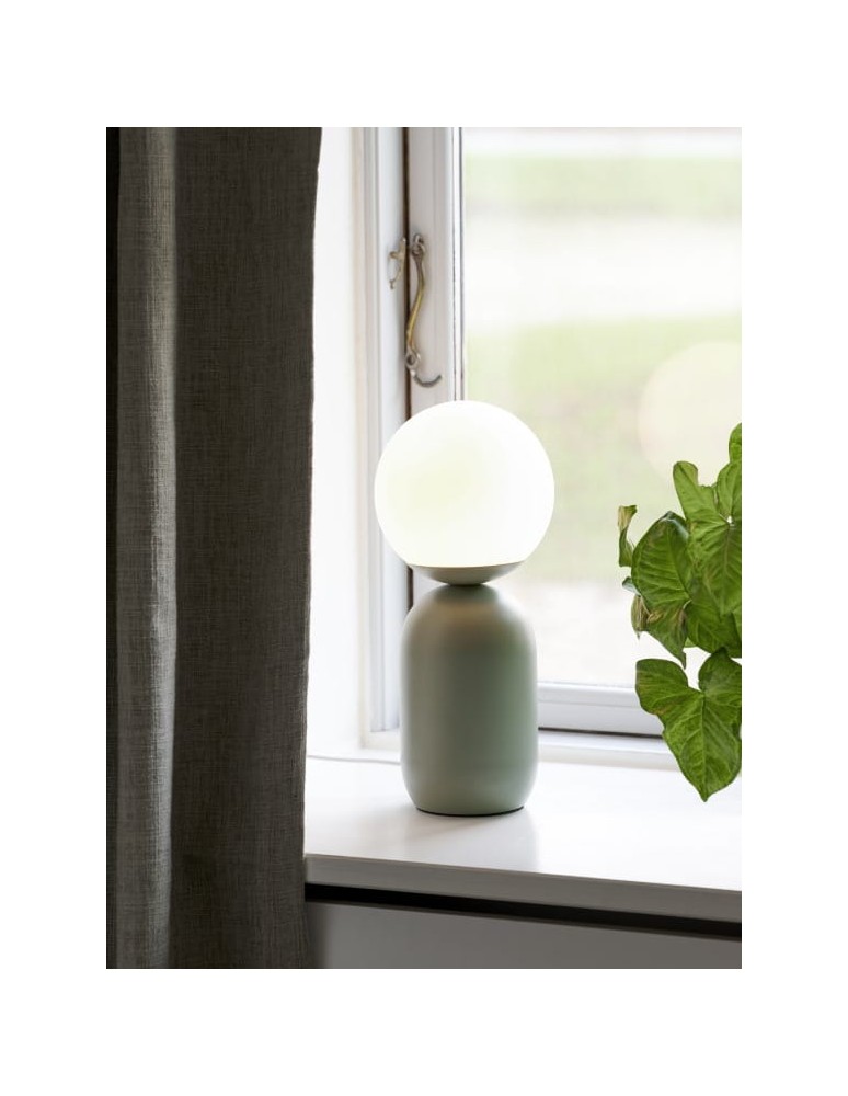 Scandinavian style table lamps - NORDLUX NOTTI table lamp 1xE14 25W Metal Green 2011035023 - product kolory-swiatla.pl 2