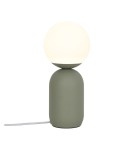 Scandinavian style table lamps - NORDLUX NOTTI table lamp 1xE14 25W Metal Green 2011035023 - product 1