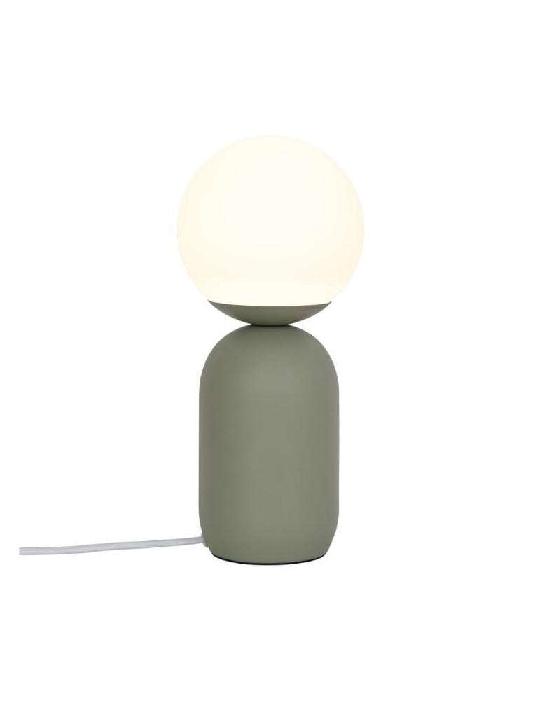 Scandinavian style table lamps - NORDLUX NOTTI table lamp 1xE14 25W Metal Green 2011035023 - product kolory-swiatla.pl 1