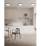 SMART interior lamps - NORDLUX OjaSmart ceiling lamp 1xLED Plastic Black 2015136103 - product 3