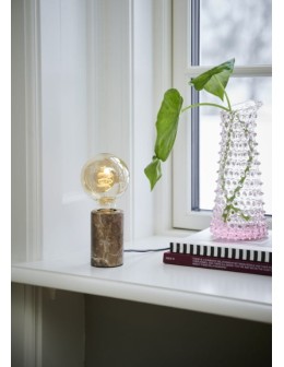 NORDLUX Lampa stołowa SIV 1xE27 60W Marmur Brązowy 45875018 - produkt 2