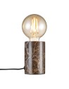 NORDLUX Lampa stołowa SIV 1xE27 60W Marmur Brązowy 45875018
