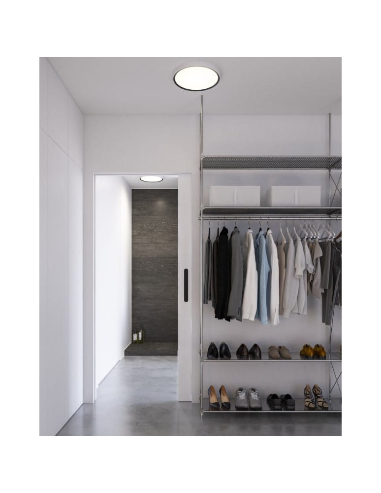 SMART interior lamps - NORDLUX LivaSmart ceiling lamp 1xLED Plastic White 2110826101 - product kolory-swiatla.pl 3
