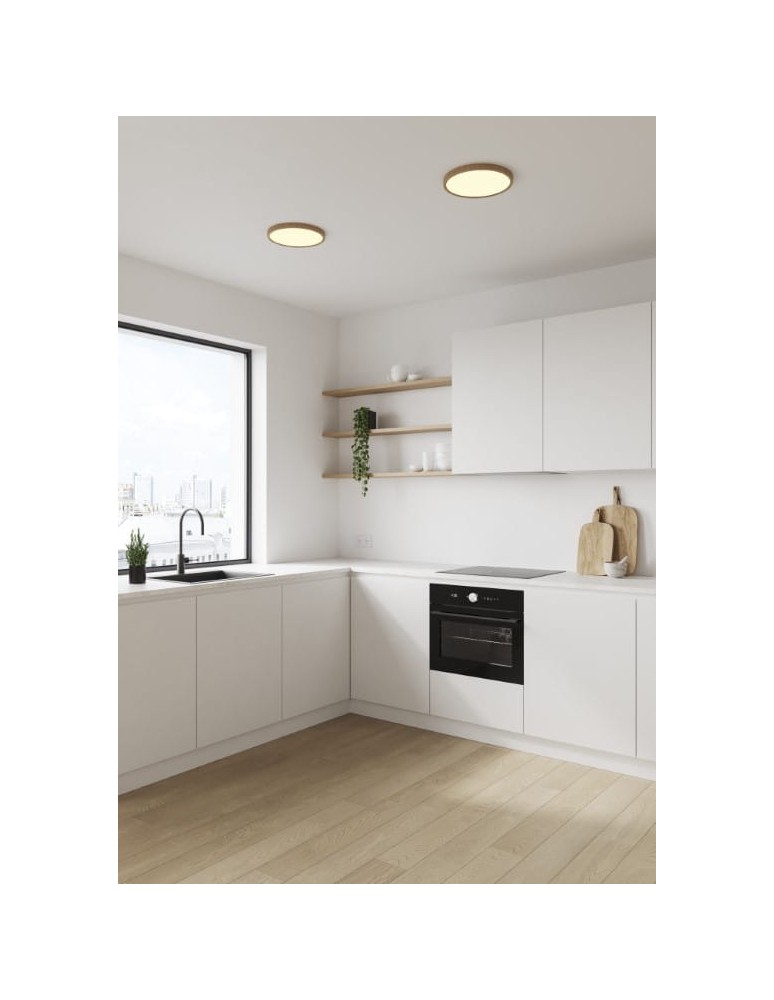 LED Plafonds - NORDLUX ceiling lamp OJA 1xLED Plastic Wood 47276004 - product kolory-swiatla.pl 5