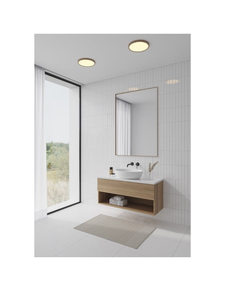 LED Plafonds - NORDLUX ceiling lamp OJA 1xLED Plastic Wood 50046104 - product kolory-swiatla.pl 3