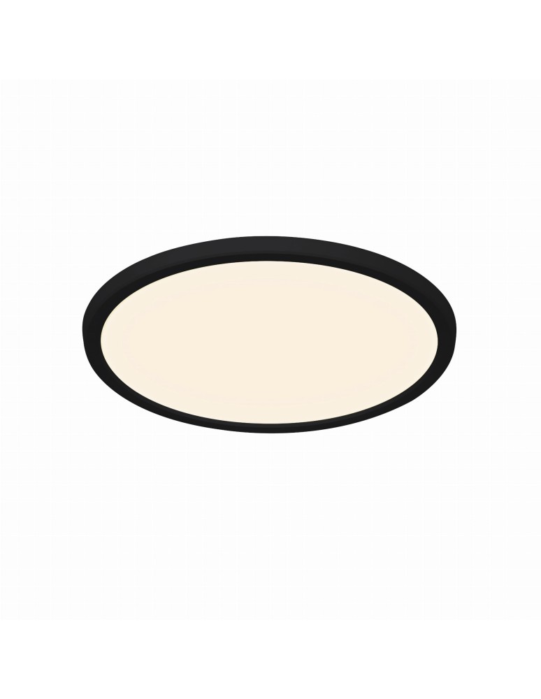 LED Plafonds - NORDLUX OJA ceiling lamp 1xLED Plastic Black 2210656103 - product kolory-swiatla.pl 1