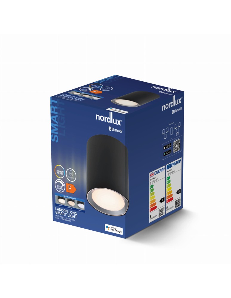 SMART interior lamps - NORDLUX Ceiling lamp LandonSmar 1xLED Metal Black 2110850103 - product kolory-swiatla.pl 5