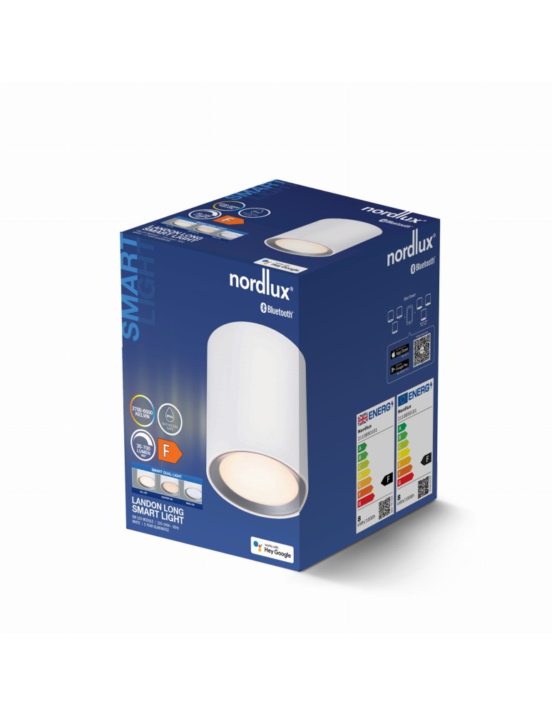 SMART interior lamps - NORDLUX LandonSmar 1xLED Metal White ceiling lamp 2110850101 - product kolory-swiatla.pl 5