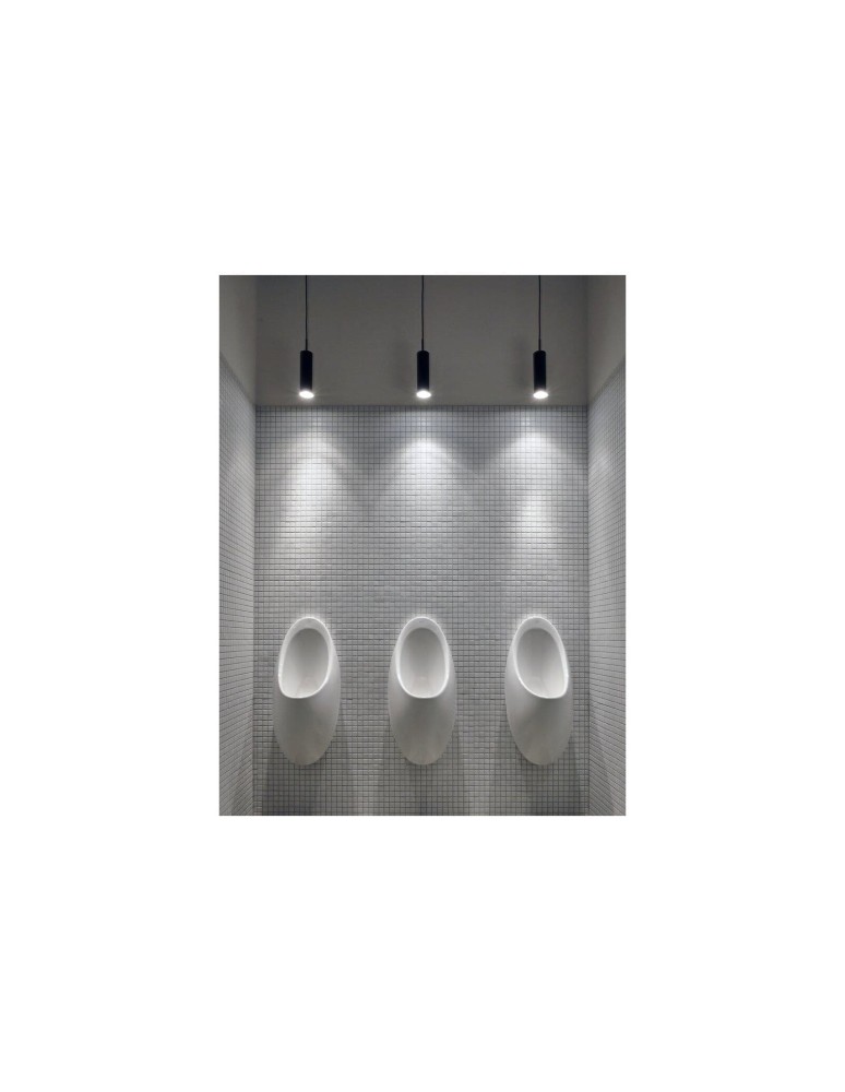 Single pendant lamps - DFTP by NORDLUX MIB Pendant Lamp GU10 8W Metal Black - product kolory-swiatla.pl 14