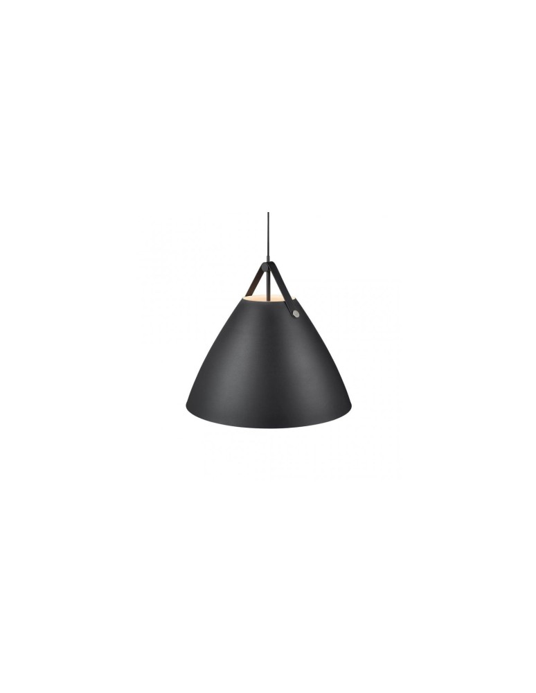 Scandinavian style pendant lamps - DFTP by NORDLUX STRAP Pendant Lamp E27 60W Metal Black - product kolory-swiatla.pl 1