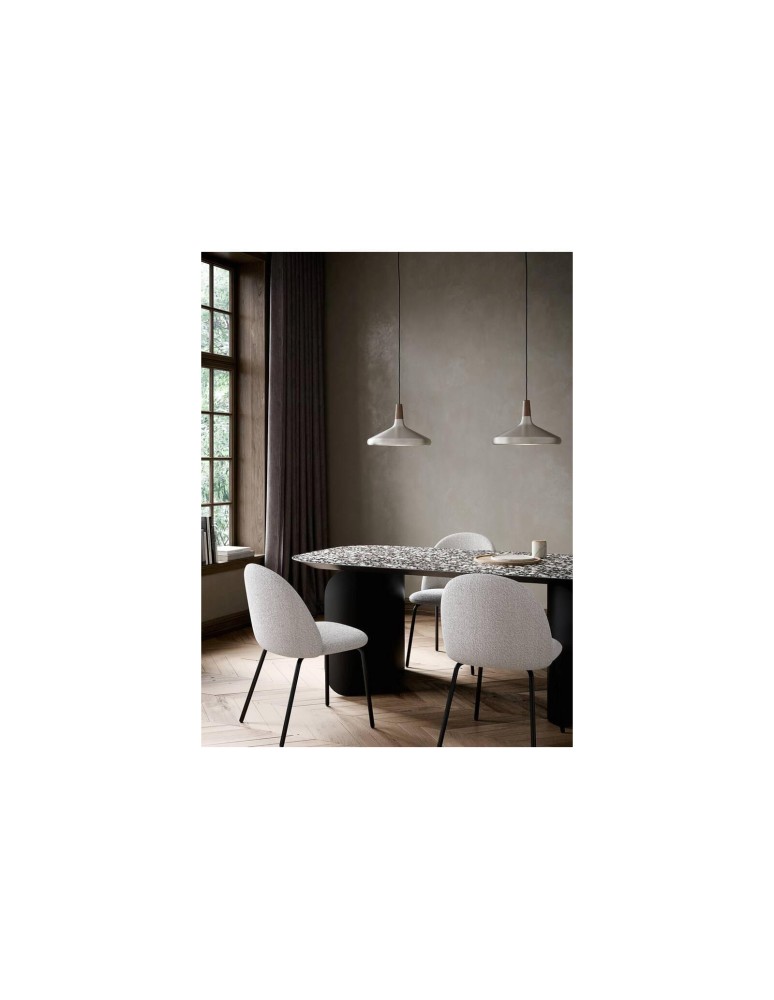 Scandinavian style pendant lamps - DFTP by NORDLUX NORI Pendant Lamp E27 60W Metal Brushed Steel - product kolory-swiatla.pl 4