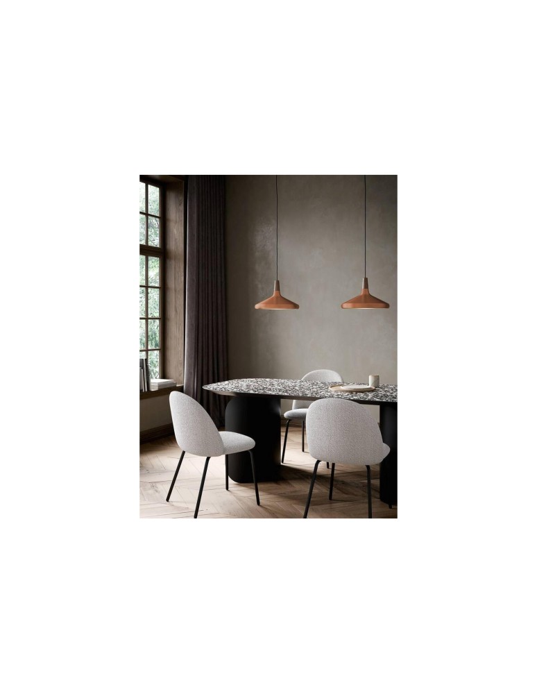 Scandinavian style pendant lamps - DFTP by NORDLUX NORI Pendant Lamp E27 60W Metal Copper - product kolory-swiatla.pl 4