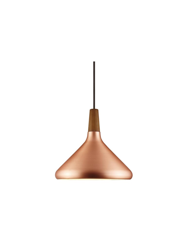 Scandinavian style pendant lamps - DFTP by NORDLUX NORI Pendant Lamp E27 60W Metal Copper - product kolory-swiatla.pl 1