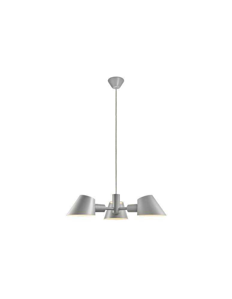 Scandinavian style chandeliers - DFTP by NORDLUX STAY Pendant Lamp E27 28W Aluminum Gray - product kolory-swiatla.pl 2