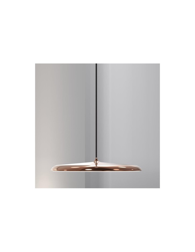 Scandinavian style pendant lamps - DFTP by NORDLUX ARTIST LED Metal Pendant Lamp Copper - product kolory-swiatla.pl 7