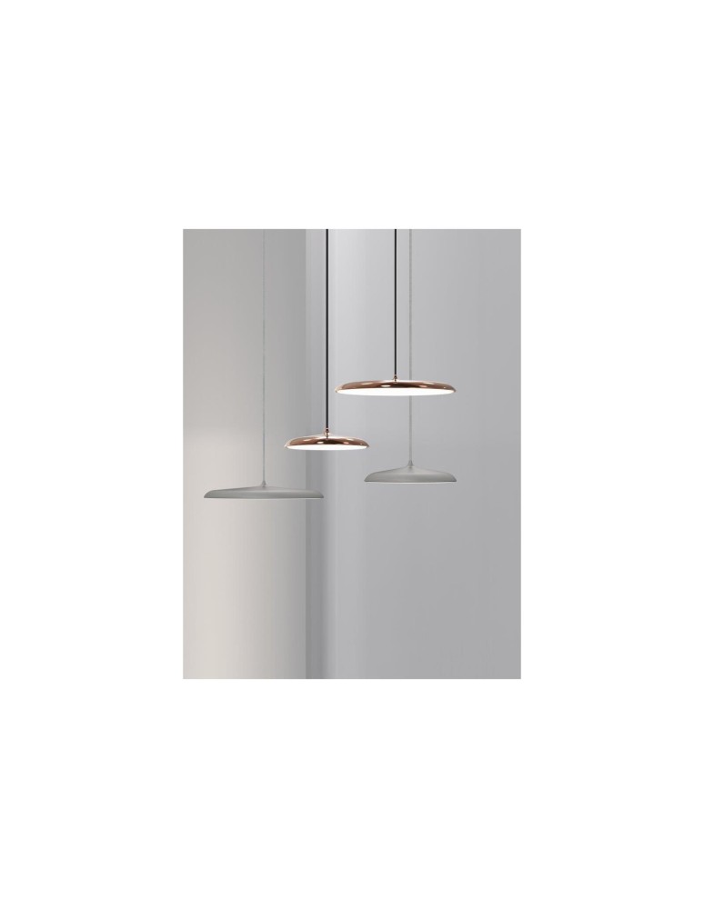 Scandinavian style pendant lamps - DFTP by NORDLUX ARTIST LED Pendant Lamp Metal Gray - product kolory-swiatla.pl 8