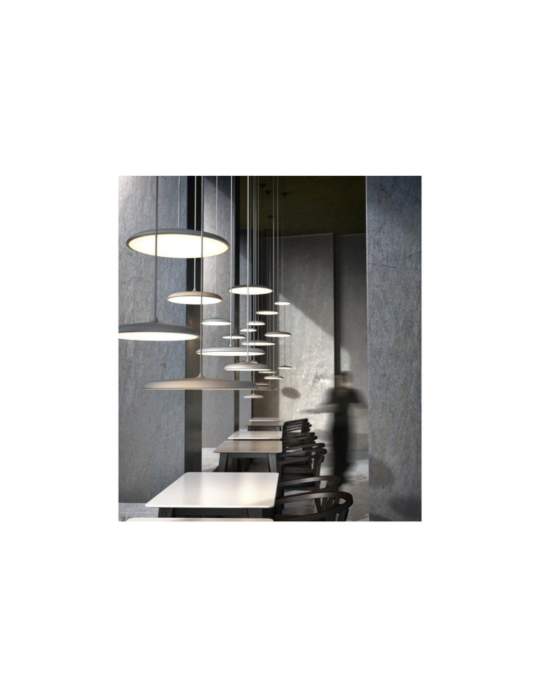 Scandinavian style pendant lamps - DFTP by NORDLUX ARTIST LED Pendant Lamp Metal Gray - product kolory-swiatla.pl 11