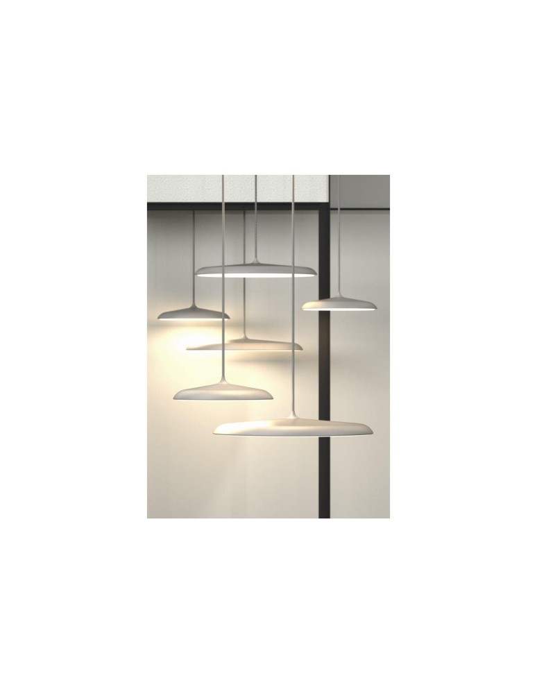 Scandinavian style pendant lamps - DFTP by NORDLUX ARTIST LED Pendant Lamp Metal Gray - product kolory-swiatla.pl 12