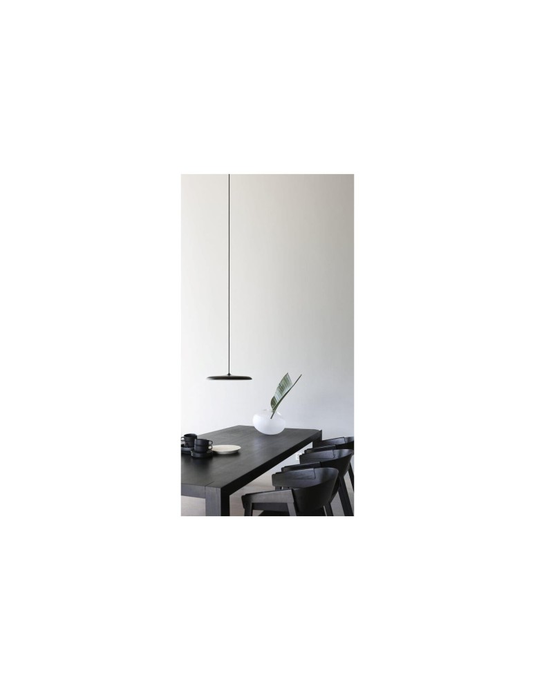 Scandinavian style pendant lamps - DFTP by NORDLUX ARTIST LED Metal Pendant Lamp Black - product kolory-swiatla.pl 7