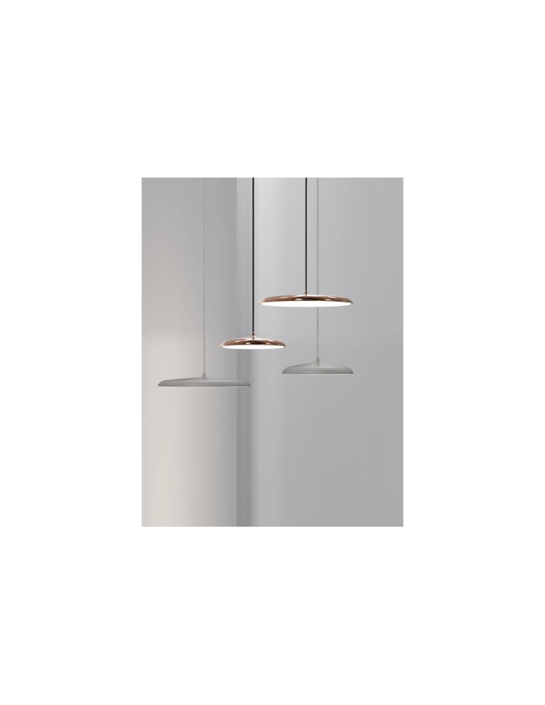 Scandinavian style pendant lamps - DFTP by NORDLUX ARTIST LED Metal Pendant Lamp Copper - product kolory-swiatla.pl 8
