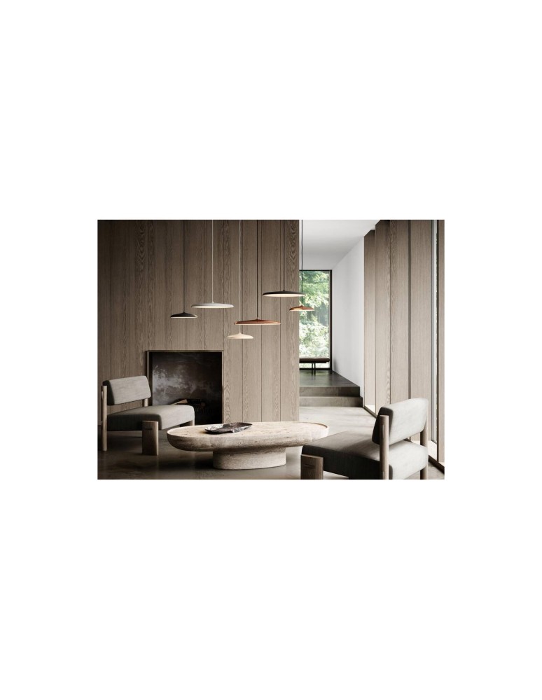 Scandinavian style pendant lamps - DFTP by NORDLUX ARTIST LED Metal Pendant Lamp Copper - product kolory-swiatla.pl 10