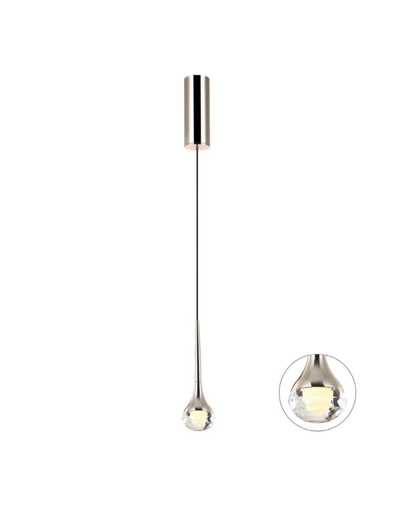 LED pendant lamps - Orlicki Design Crima Pendant Gold LED 1x6W 3000K - product kolory-swiatla.pl 1