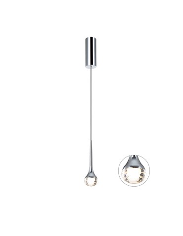 Orlicki Design Crima Cromo Pendant Chrome LED 1x6W 3000K