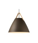 Scandinavian style pendant lamps - DFTP by NORDLUX STRAP Pendant Lamp E27 40W Metal Beige. - product 3