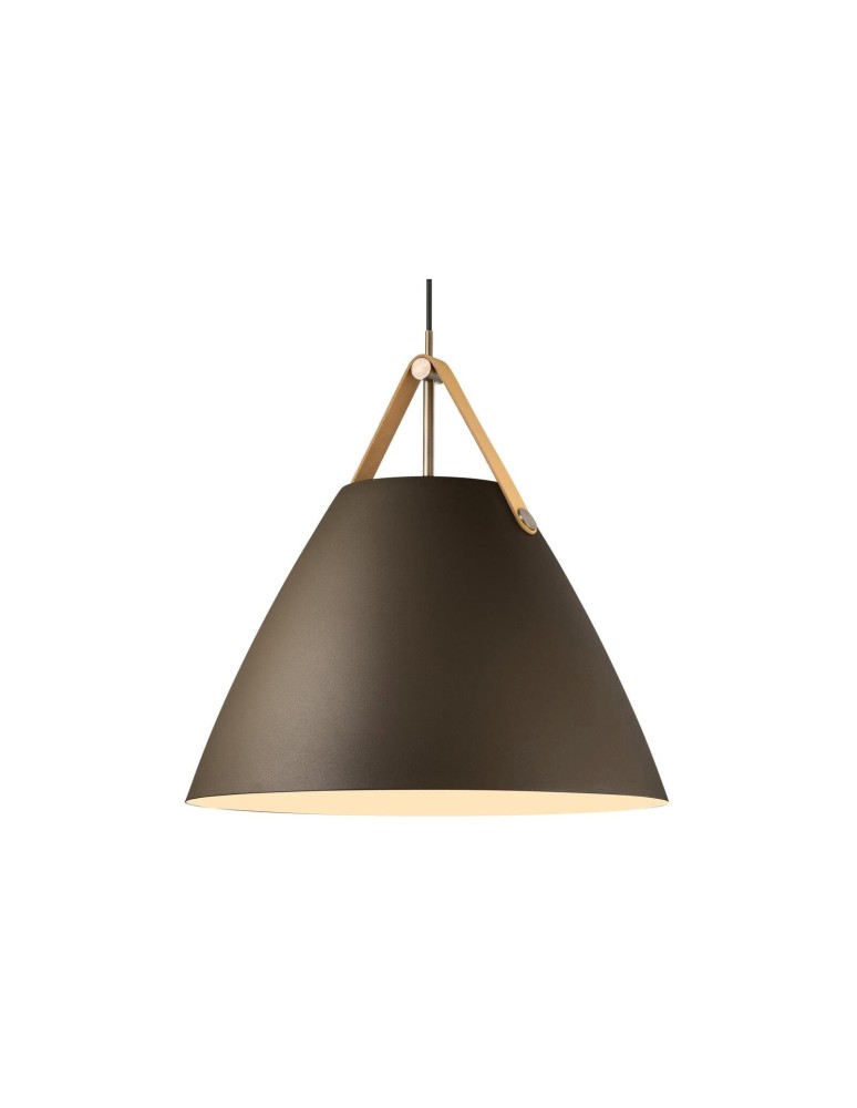 Scandinavian style pendant lamps - DFTP by NORDLUX STRAP Pendant Lamp E27 40W Metal Beige. - product kolory-swiatla.pl 3